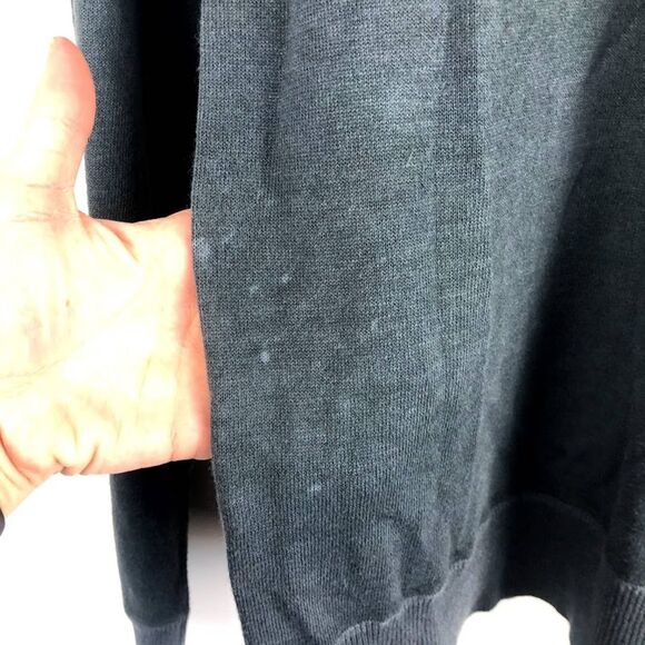 THEORY linen Chester V Sweater small - Picture 7 of 7